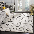 SAFAVIEH Florida Shag Area Rug 6 ft x 9 ft - Plush, Non-Shedding