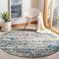 SAFAVIEH Madison 5 ft Round Area Rug - Durable Modern Abstract