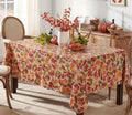 Leaves Are Falling Vinyl Tablecloth with Flannel Backing - Fall Table