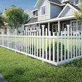 No Dig Zippity Madison Fence Panel Kit 2.5ft H x 4.7ft W - Easy