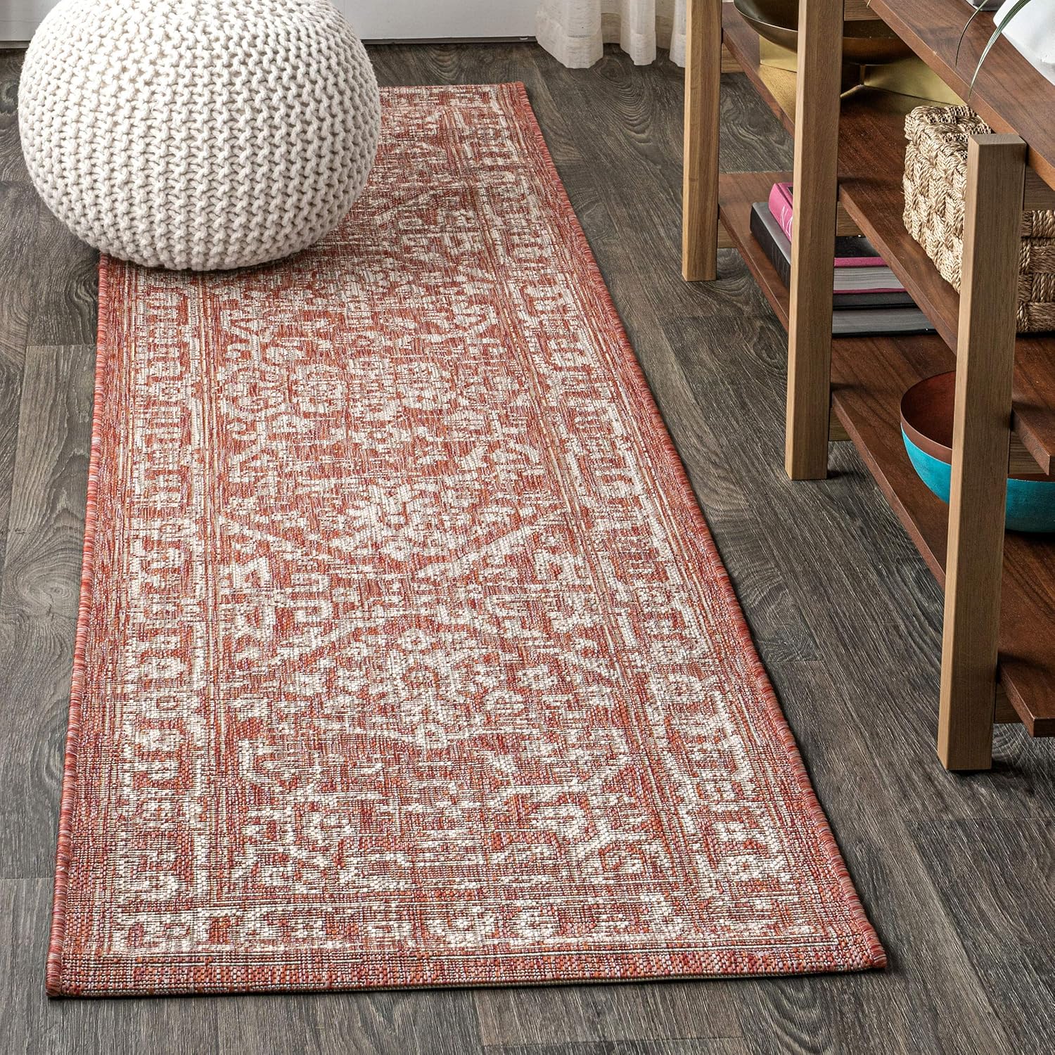 JONATHAN Y Boho Medallion Indoor Outdoor Runner Rug for Patio