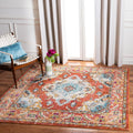 SAFAVIEH Monaco Area Rug 5 ft Square - Boho Medallion Accent