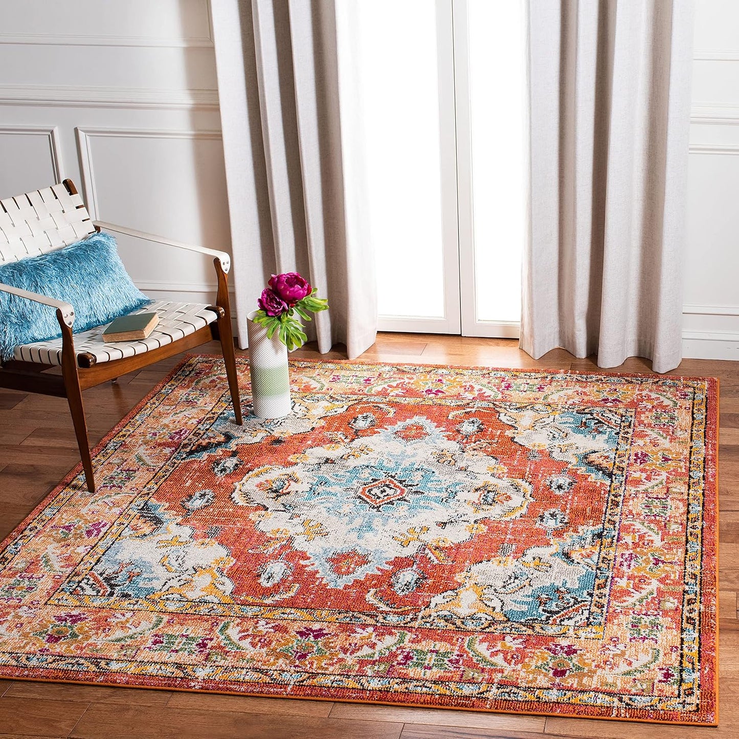 SAFAVIEH Monaco Collection Area Rug - Boho Chic Design