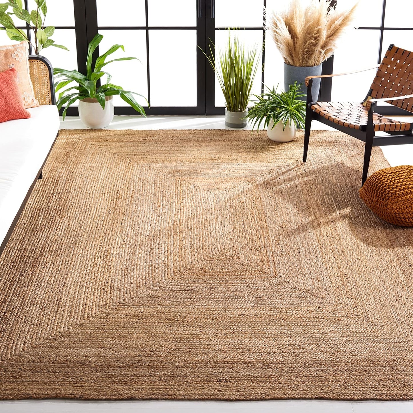 Handmade Braided Jute Area Rug 8x10 - Cape Cod Collection