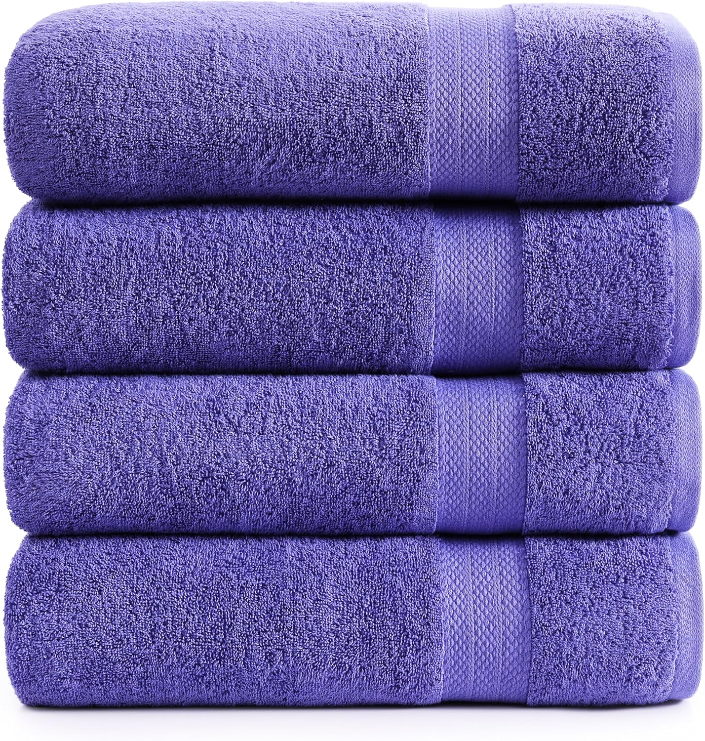 100% Cotton Bath Sheets Set - Extra Large Soft Towels 35x66 in