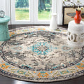 SAFAVIEH Monaco 8ft8in Round Area Rug - Boho Chic Look