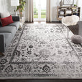Adirondack Area Rug 9 ft x 12 ft - Durable Grey Oriental Distressed