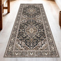Washable Runner Rug 2x10 - Non Slip Ultra-Soft Flannel Runner