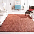 Natural Fiber Jute Area Rug 5 ft x 8 ft - Handmade Chunky Texture