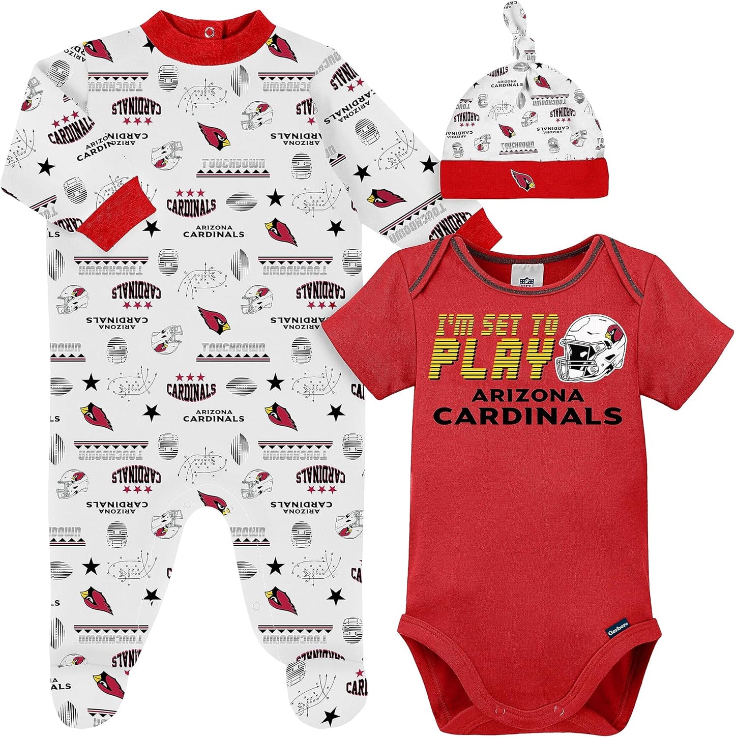 NFL Baby Boys' Bodysuit and Footie Set for Young Fans