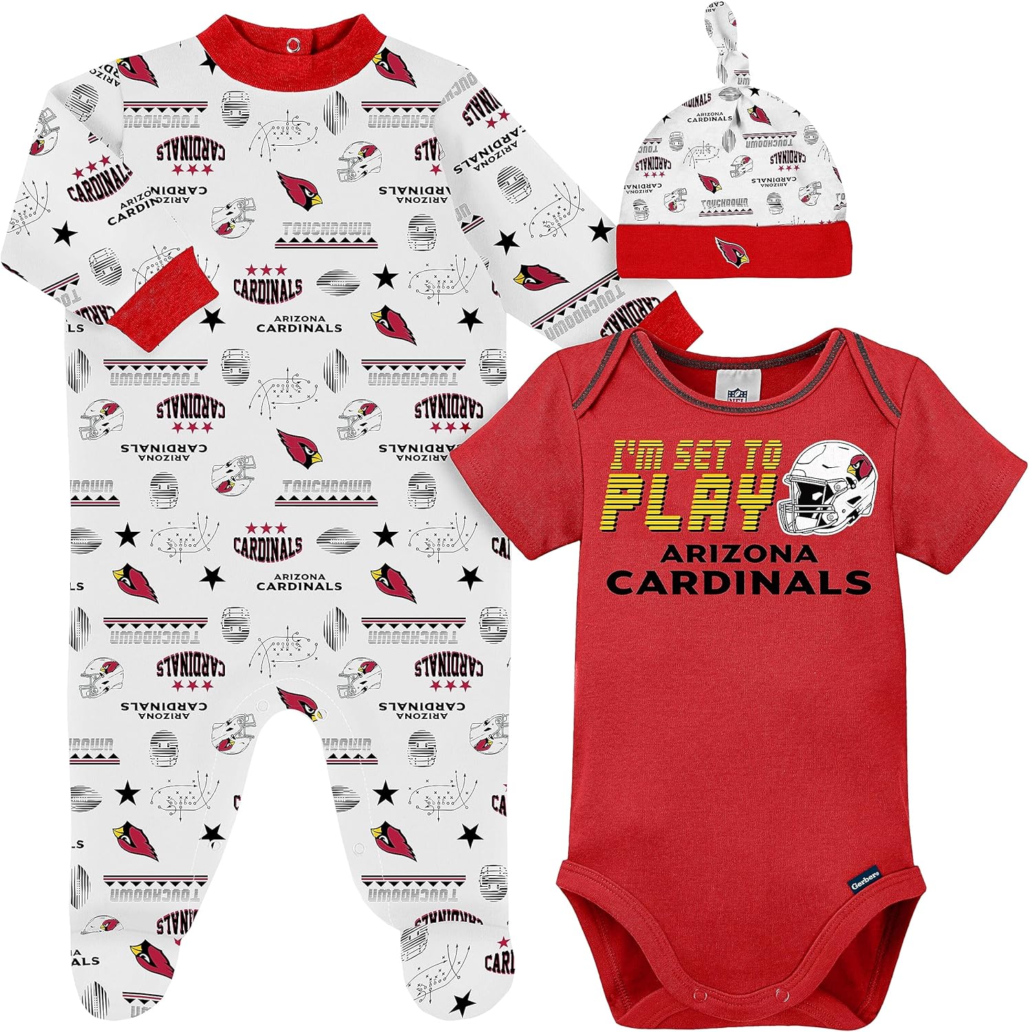 NFL Baby Boys' Bodysuit and Footie Set for Young Fans