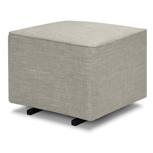 DaVinci Universal Gliding Ottoman in Performance Grey Linen