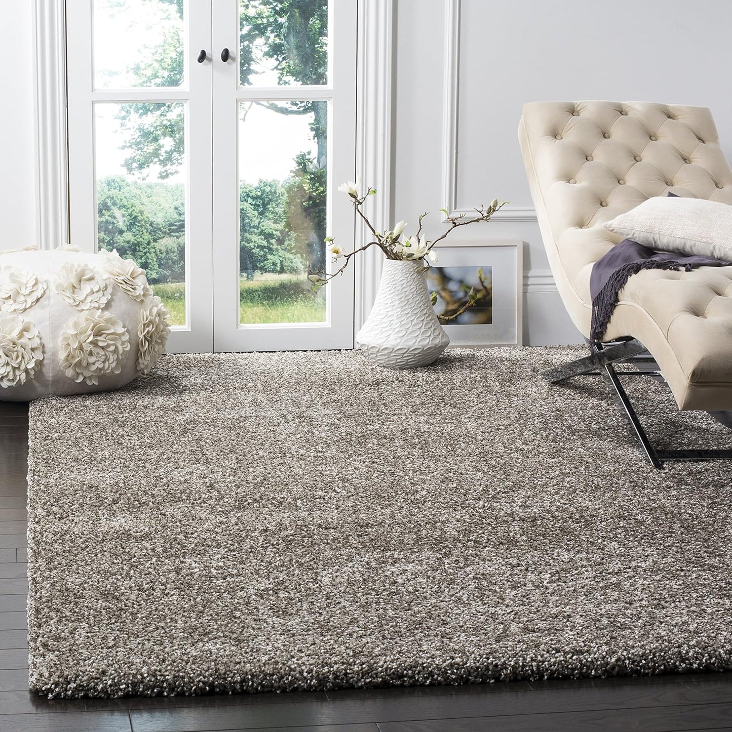 SAFAVIEH Milan Shag Collection Area Rug - Cozy 11ft Square Design