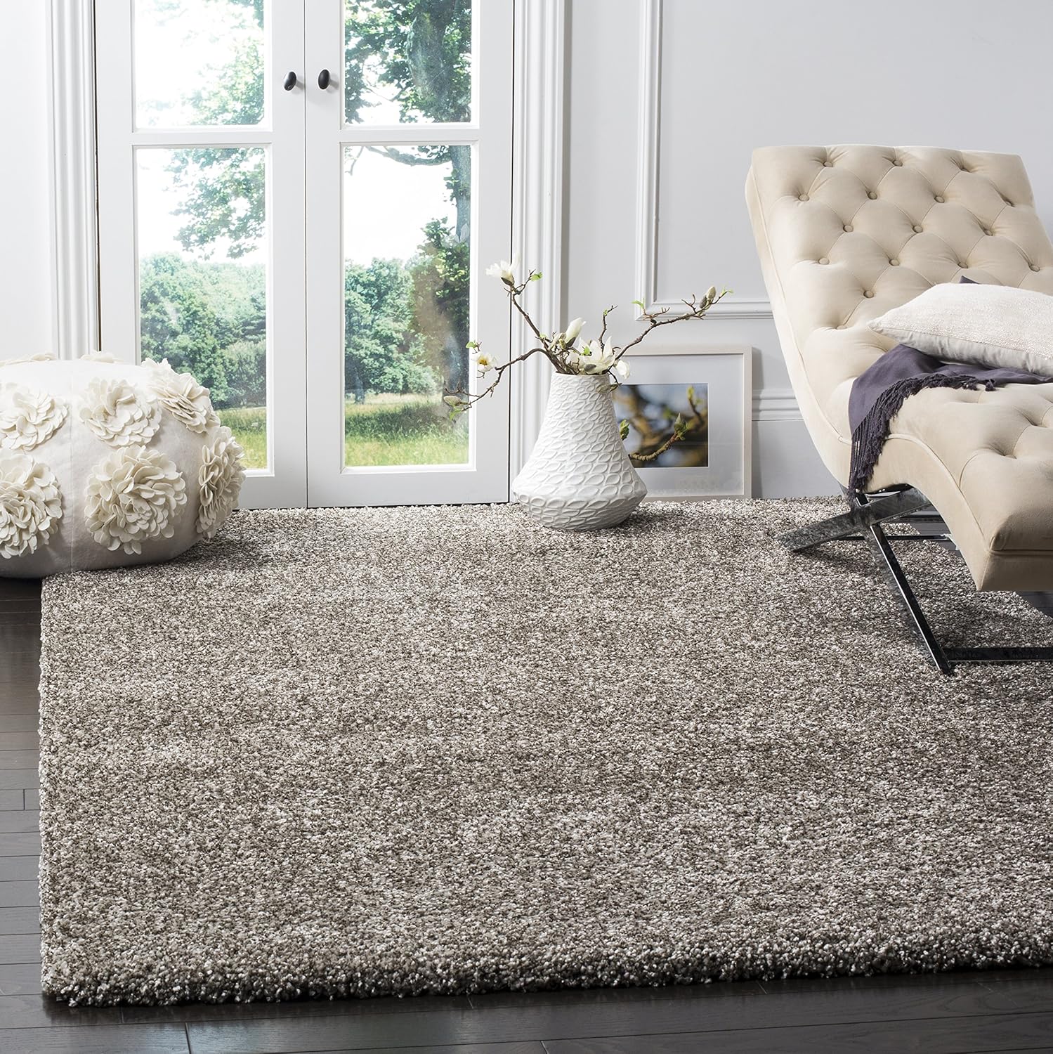 SAFAVIEH Milan Shag Collection Area Rug - Cozy 11ft Square Design