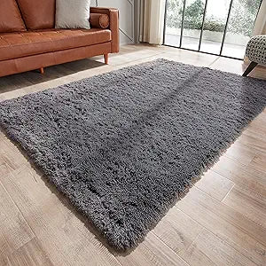 GKLUCKIN Shag Ultra Soft Area Rug for Cozy Living Spaces