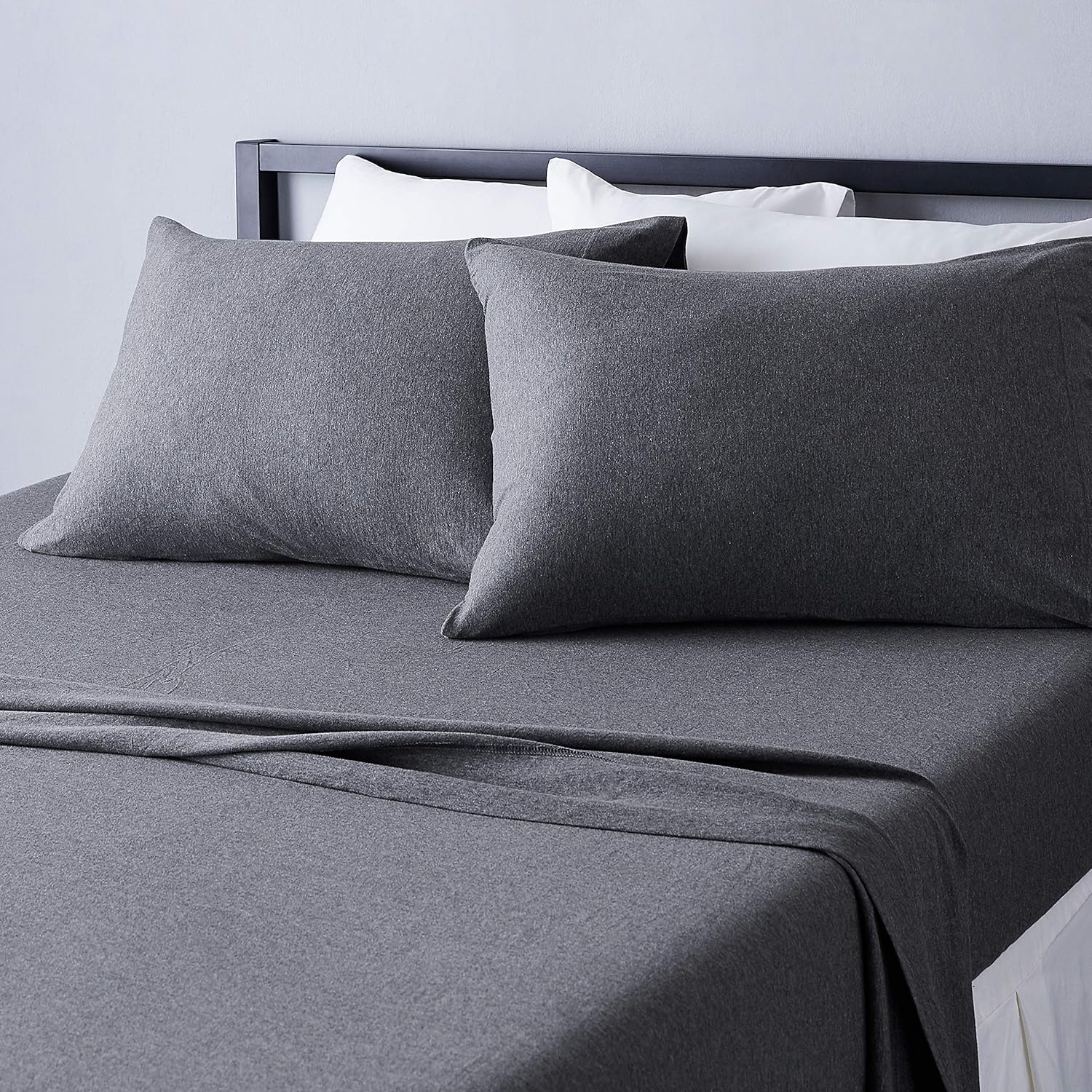 Basics 4 Piece Full Bed Sheet Set, Soft Cotton 14ftin