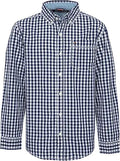 Tommy Hilfiger Boys' Long Sleeve Woven Button-Down Shirt - Classic