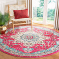 SAFAVIEH Madison 5 ft Round Rug - Boho Chic, Durable & Non-Shedding