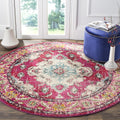 SAFAVIEH Monaco Round Area Rug 8ft8 in - Boho Chic Medallion