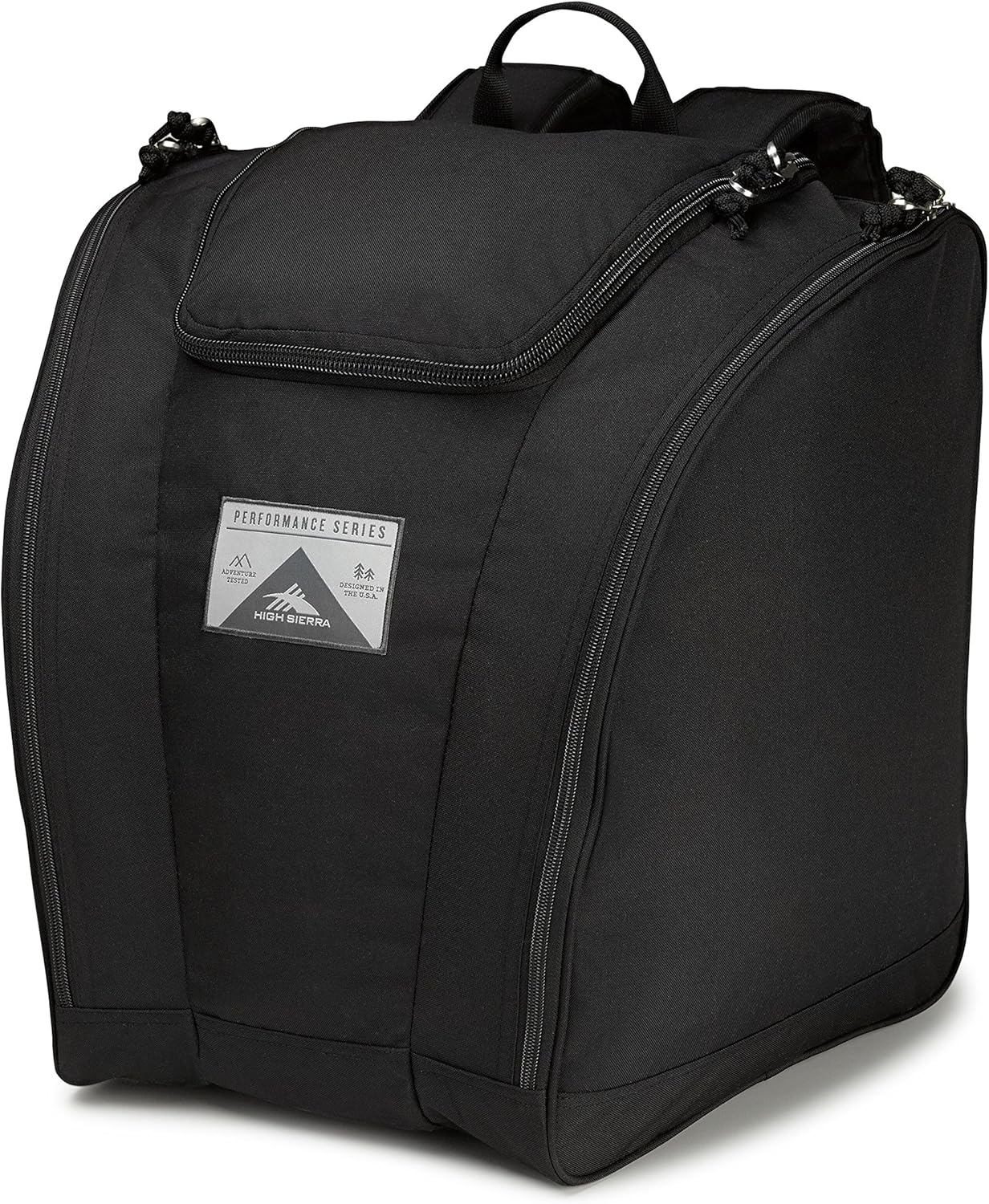 High Sierra Black Ski Boot Backpack - Stay Organized!