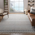SAFAVIEH Natura 9 ft x 12 ft Ivory & Navy Area Rug - Handmade Wool