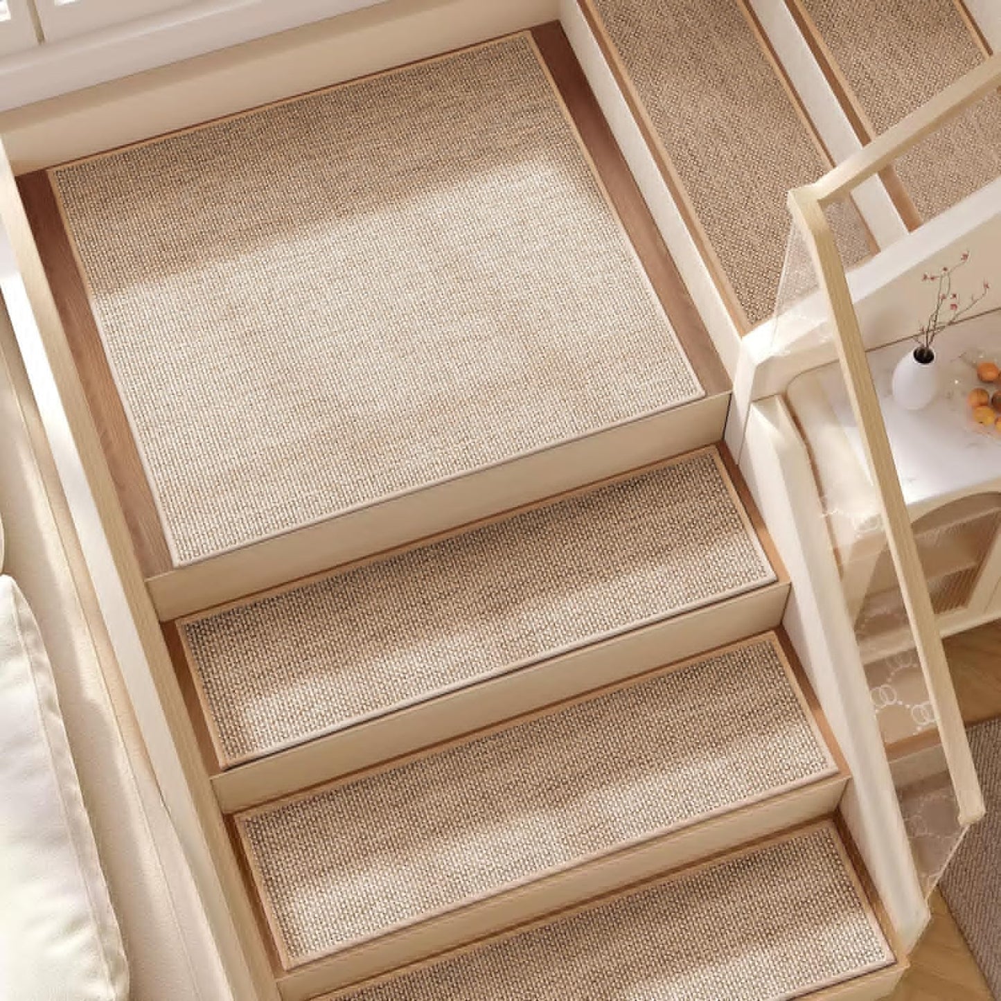 Non Slip Stair Treads and Landing Carpet for Safe Steps