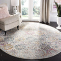 SAFAVIEH Madison 5ft 3in Round Rug - Durable Boho Chic