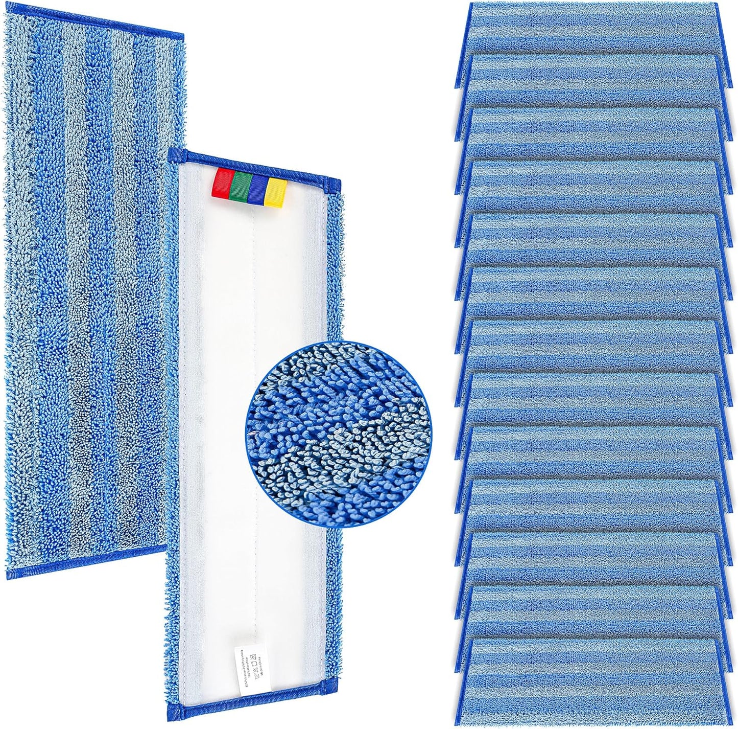 Replacement Microfiber Mop Pad for 18in Heavy Duty Cleaning