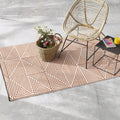 Outdoor Rug Waterproof Reversible Patio Rug - 6 x 9 ft Tokyo Burnt