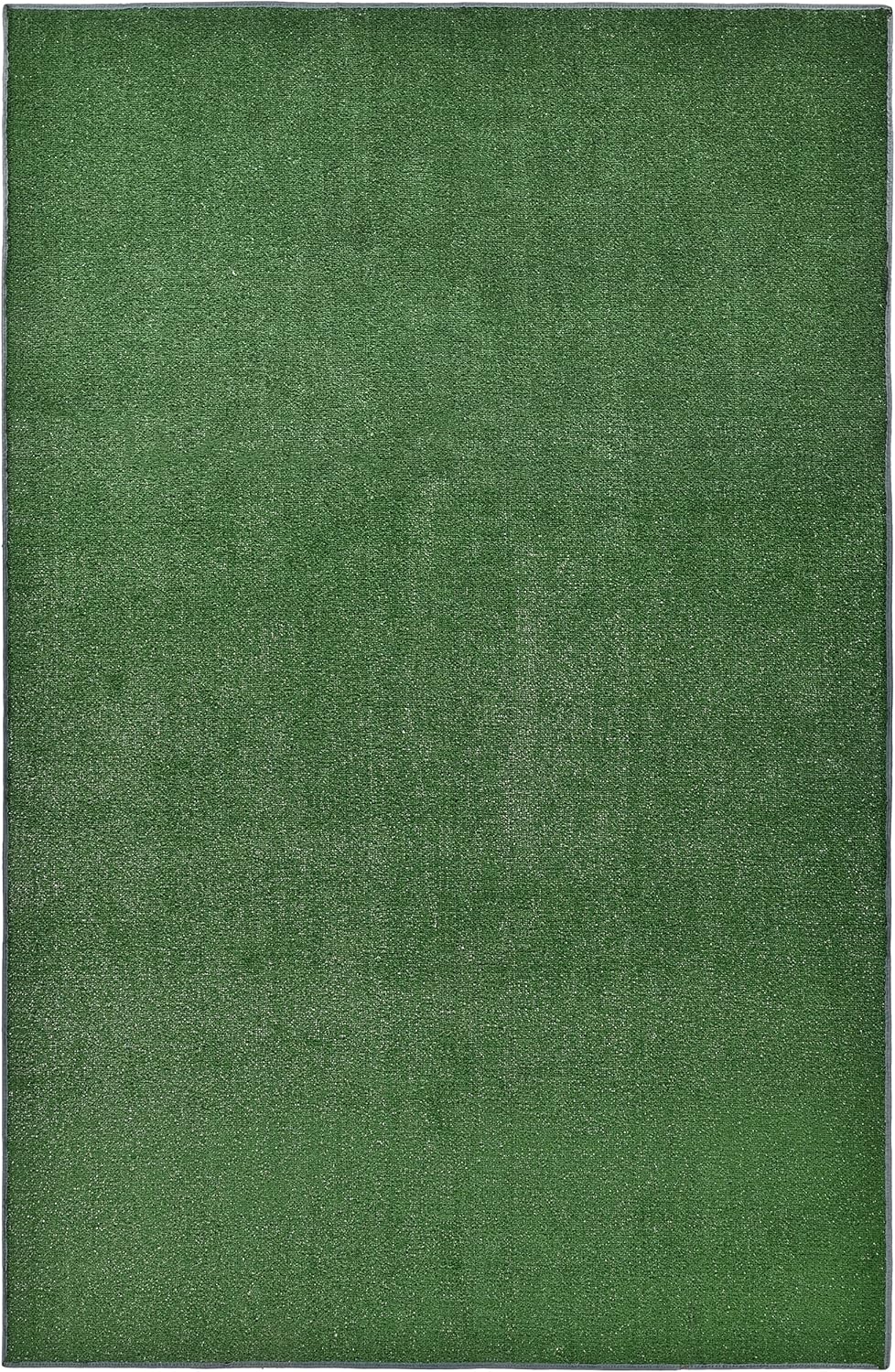 Garland Rug Artificial Grass 8 Ft X 12 Ft Durable Indoor Outdoor