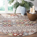 SAFAVIEH Amsterdam 6ft 7in Round Rug - Moroccan Boho, Easy Care