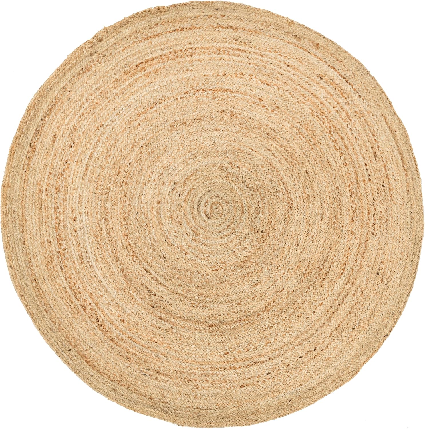 Handwoven Jute Area Rug - Eco-Friendly Boho Farmhouse Design