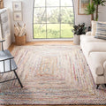 SAFAVIEH Area Rug 6x9 - Cape Cod Collection, Beige & Multi