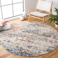 SAFAVIEH Madison 5 ft Round Black Gold Rug - Durable, Non-Shedding