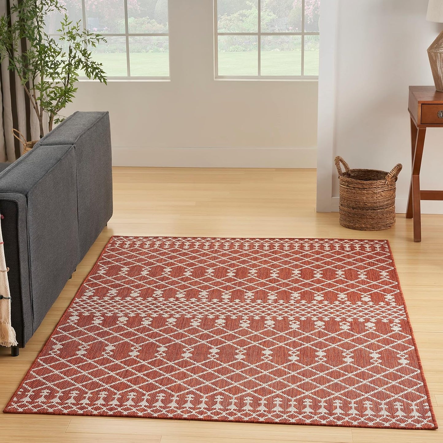 Nourison Home Positano Indoor/Outdoor 5ft x 7ft Area Rug Review