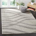 Adirondack Accent Rug 4 ft x 6 ft - Durable Cream & Grey Wave