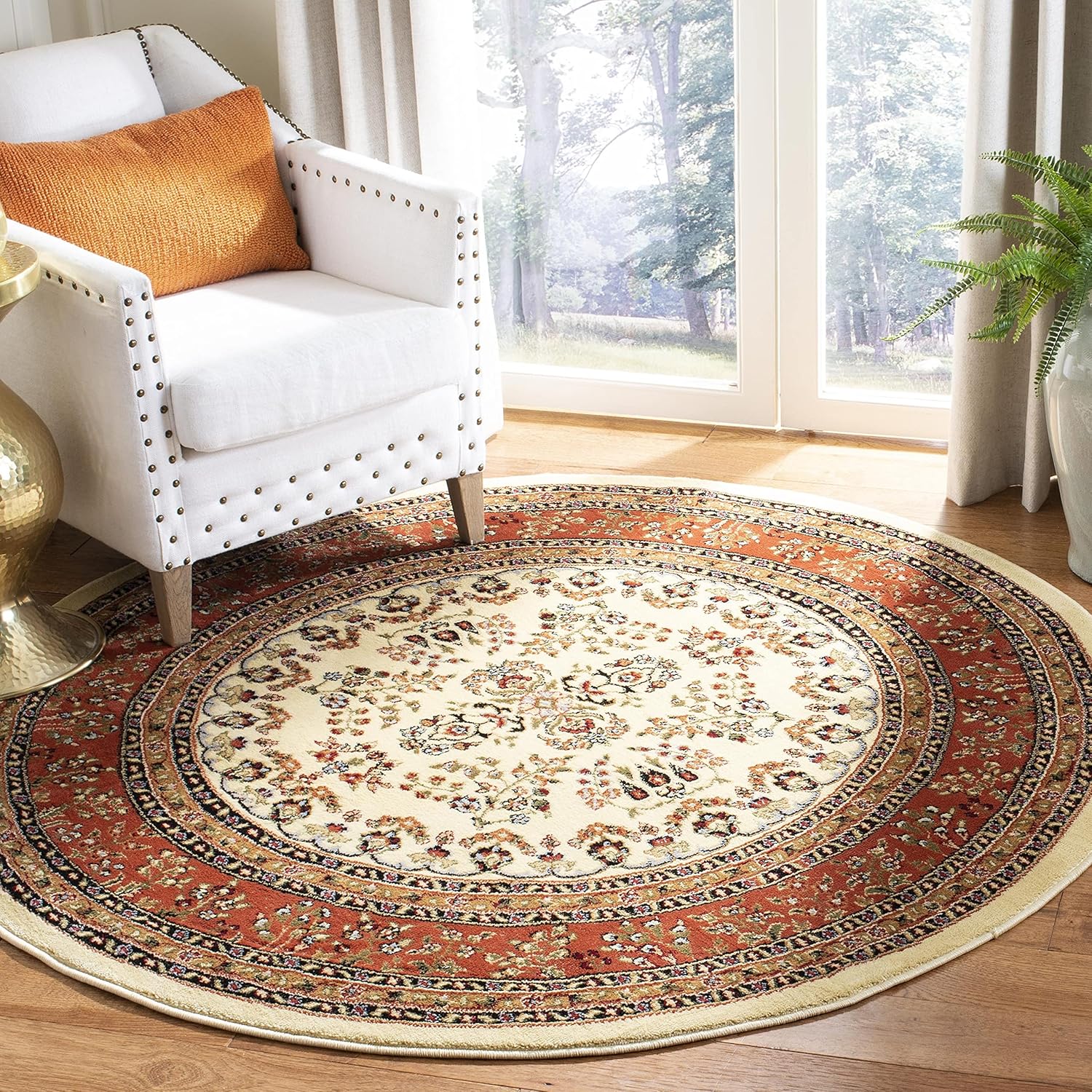SAFAVIEH Lyndhurst Collection 8ft Round Rug for Any Room