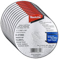 Makita 4 Cut Off Wheels - Aggressive Metal Cutting