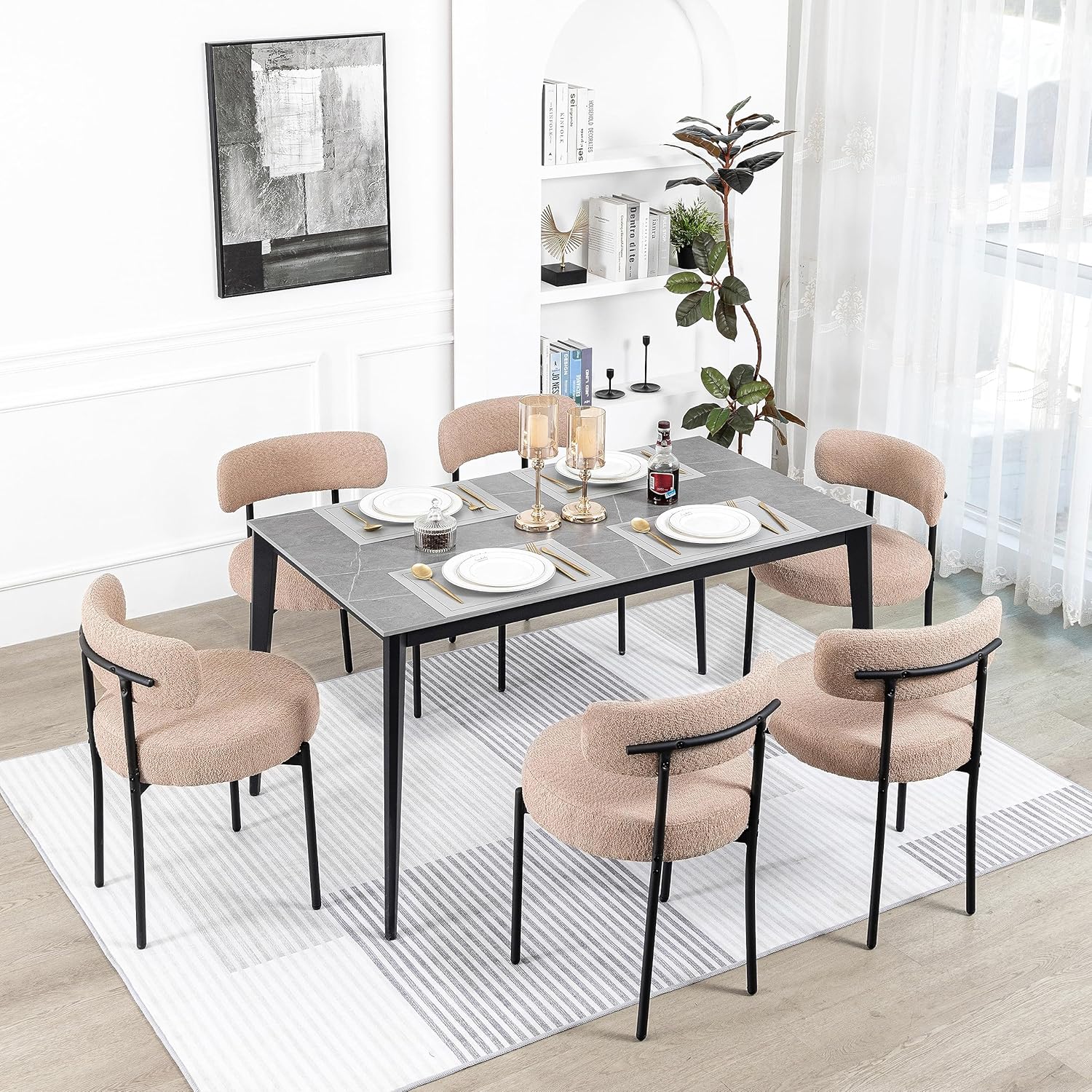 Mid-Century Modern Dining Chairs Set of 6 for Stylish Homes