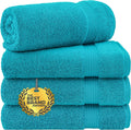 Cotton Paradise 4 Piece Turkish Bath Towels Set - Extra Large Soft
