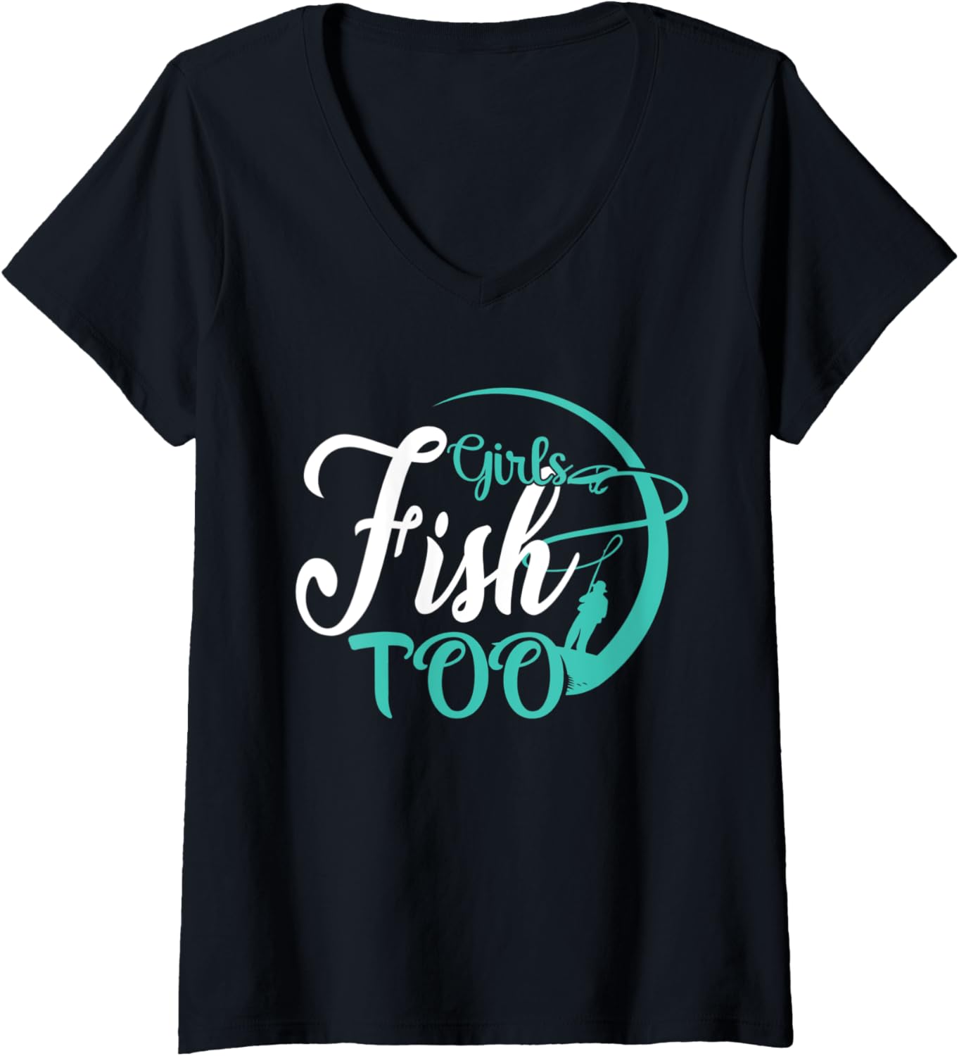 Hot Spot Fishing V-Neck Tee for Reel Girls!