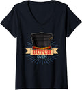 Dutch Oven Dad V-Neck Tee - Camp & Cook!