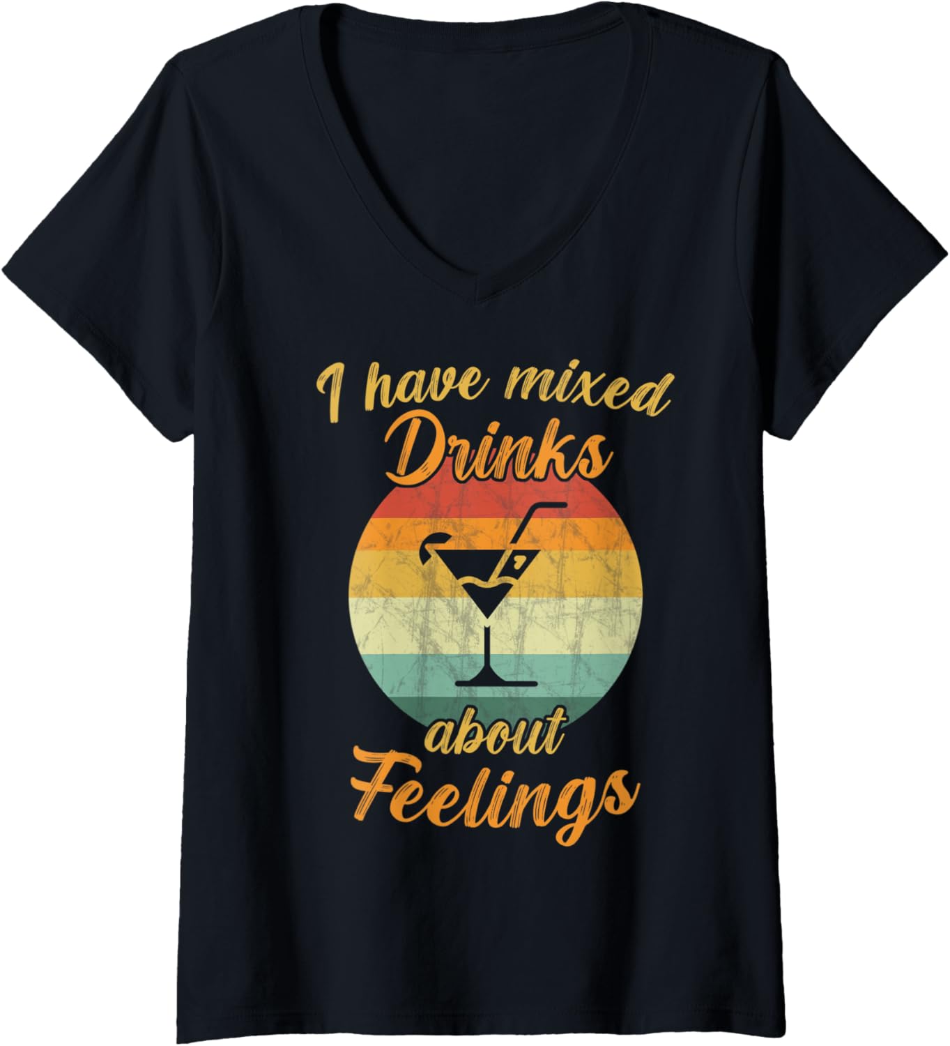 Feelings Cocktail V-Neck Tee