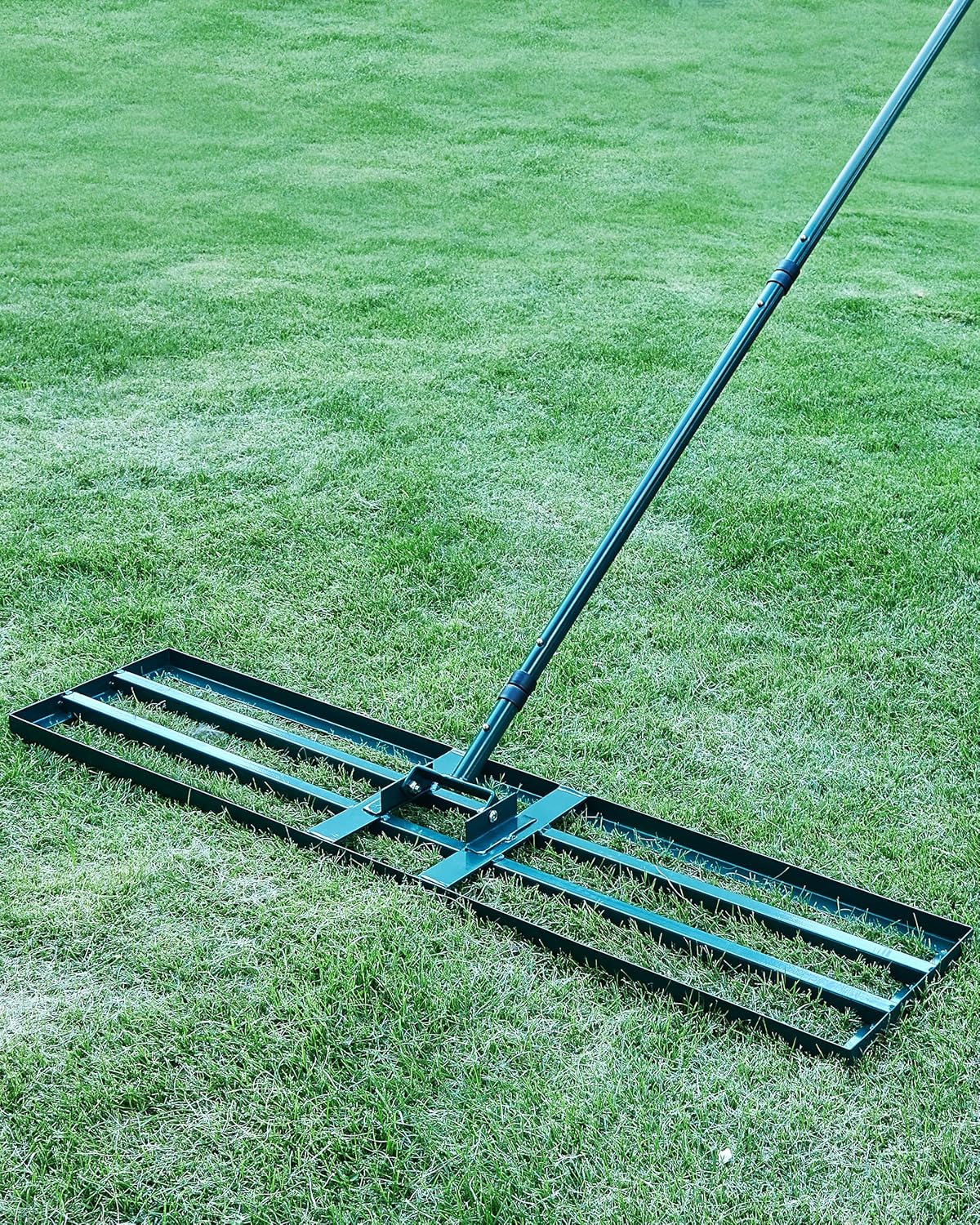 Lawn Leveling Rake for Efficient Soil and Lawn Maintenance