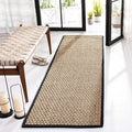Natural Fiber Runner Rug 2ft6ft x 20ft - Seagrass Basketweave Runner