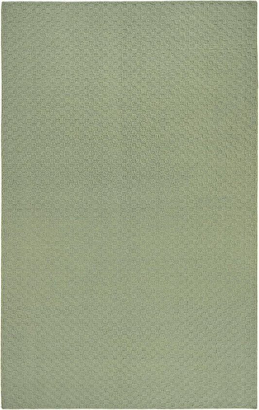 Garland Rug Town Square Sage Green 8ft x 10ft Non Slip Area Rug
