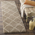 Hudson Shag Trellis Rug 2ft 3in x 3ft 9in - Plush, Non-Shedding Accent