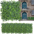 Artificial Grass Wall Backdrop 10in x 10in Boxwood Panels - Dense