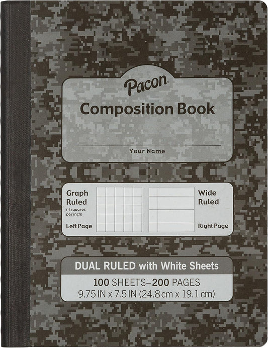 Pacon Wide/Legal Rule Composition Book - 100 Pages