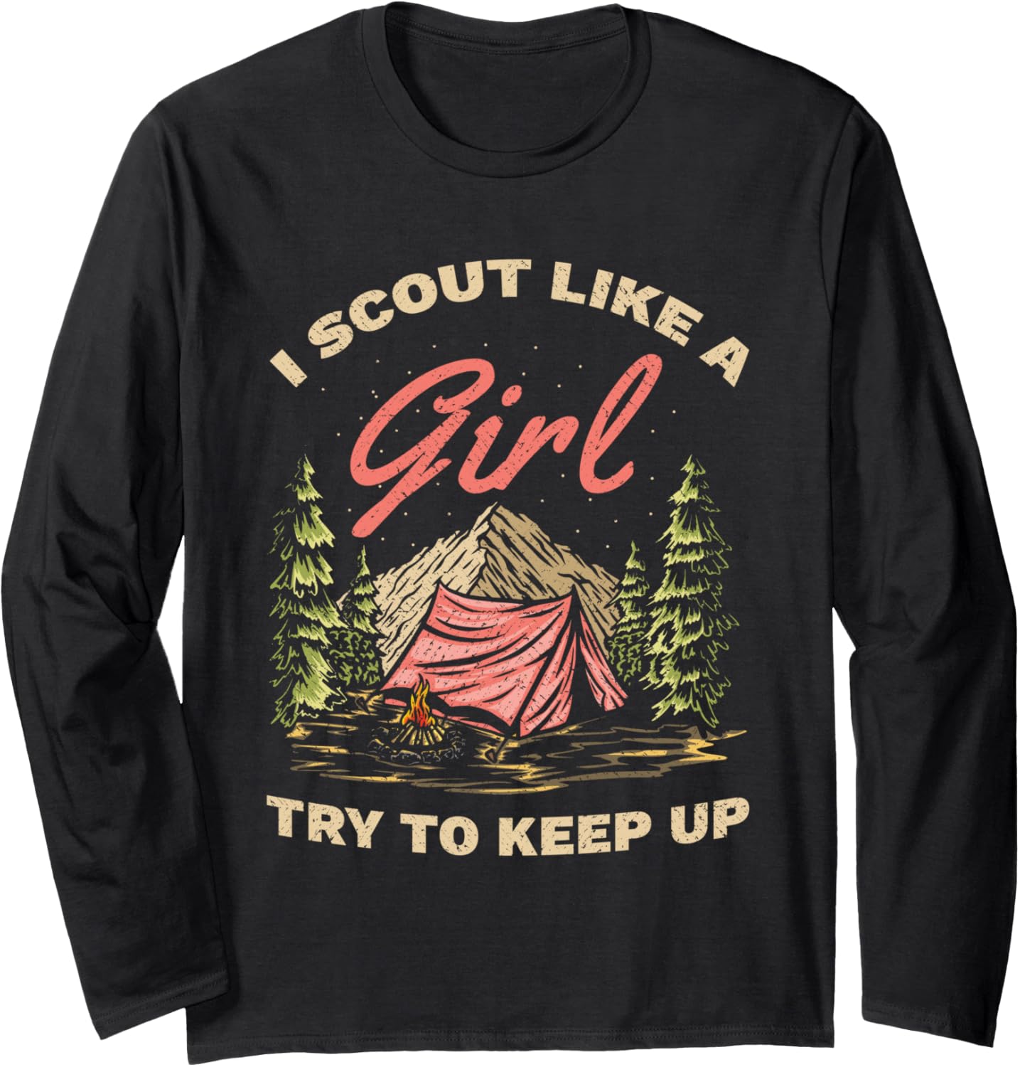 Cozy Camp Life Long Sleeve Tee - Scout & Girls Gifts
